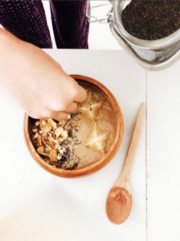 Golden Peanut Smoothie Bowl